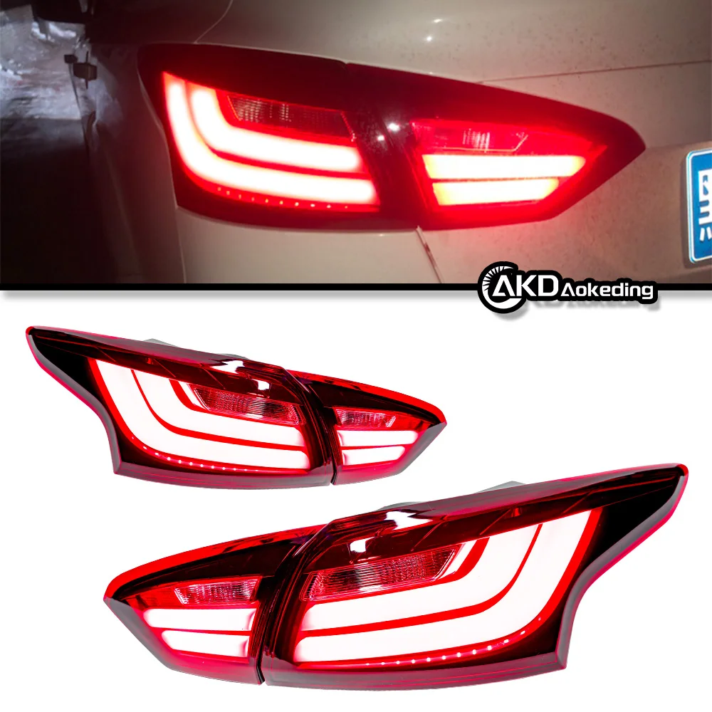 Taillights Styling For Ford Focus Sedan 2012-2014 LED Tail Light LED DRL Running Signal Light Assembly Upgrade Auto Accessories