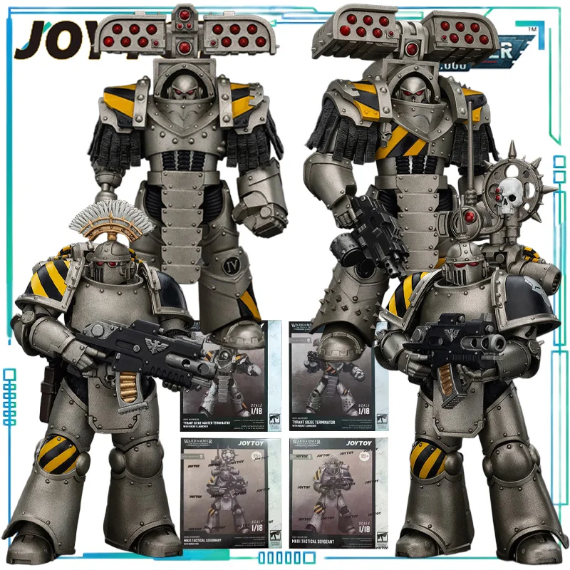 

JOYTOY Genuine JOYTOY X Warhammer 40K Series Astat HH Steel Warriors MK3 Tactical Sergeant，Siege Terminator Finished Toys Model