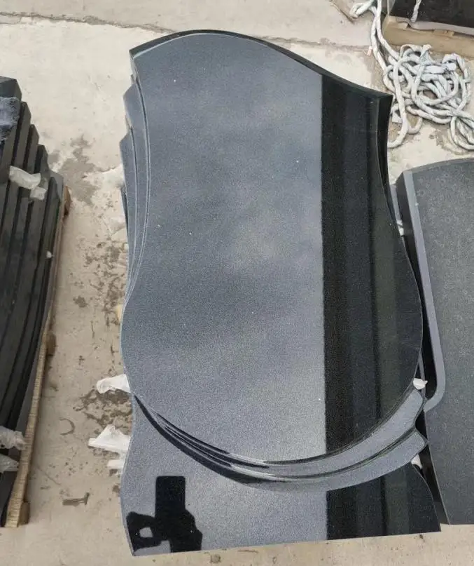 مصنع التخصيص شواهد الجرانيت الأسود الصيني