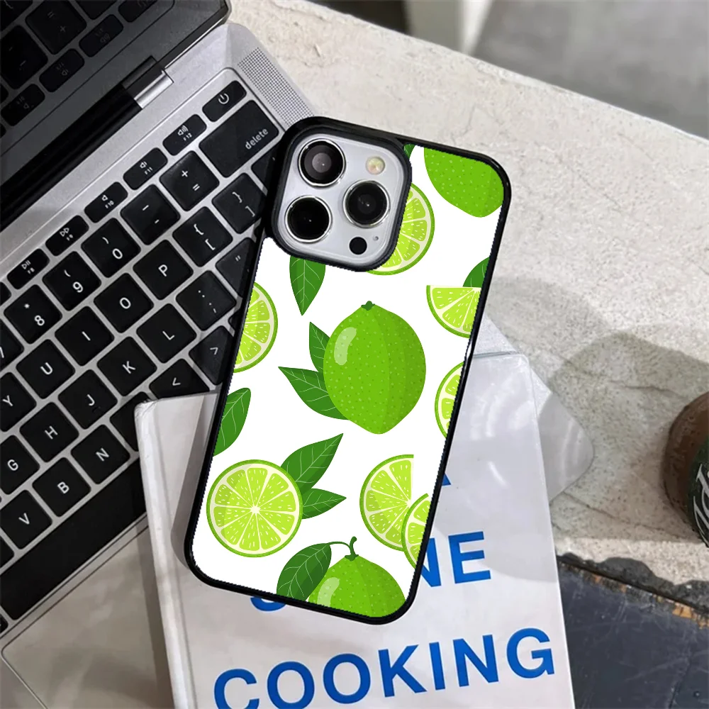 Green Lemon Phone Case Strong Magnetic For IPhone 15 14 13 Pro Max 11 12 Mini Alex Mirror For Magsafe