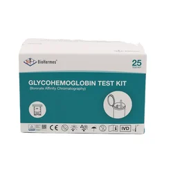 Biohermes Hba1c Meter Hemoglobin A1c Analyzer With A1c Test Kit Blood Group Testing Equipment Glucose Test Strips Sugar Test