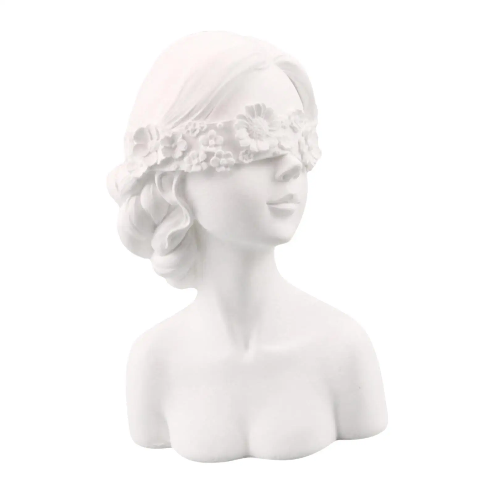 

Resin Jewelry Display Stand Mannequin, Necklace Holder Girl Statue Ornament