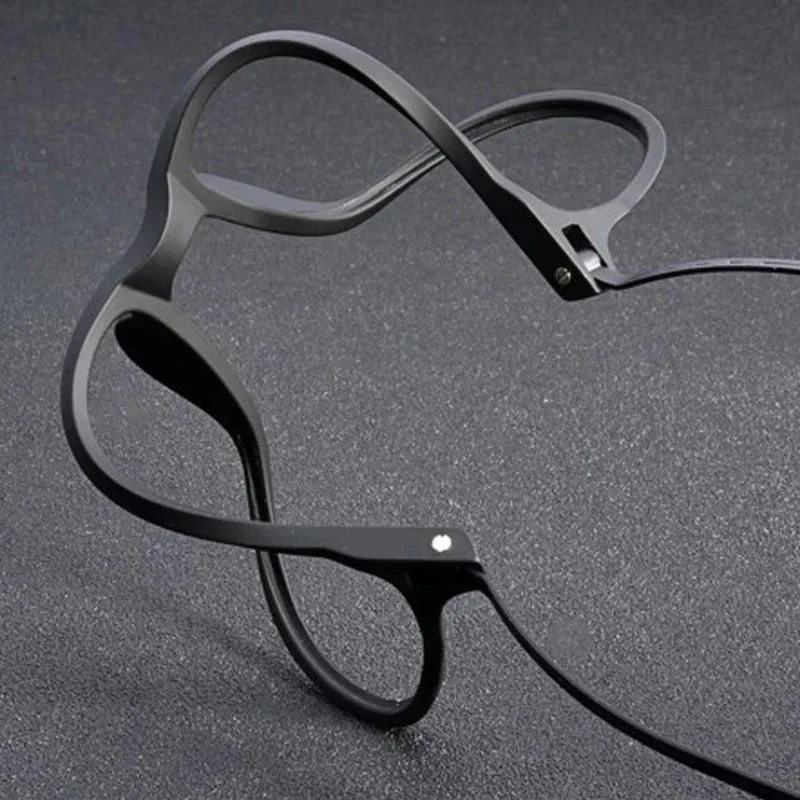 Ultraleichte, modische TR90-Lesebrille für Damen, quadratisch, flexibel, verschreibungspflichtige Herren-Brillengestelle – Detail 3