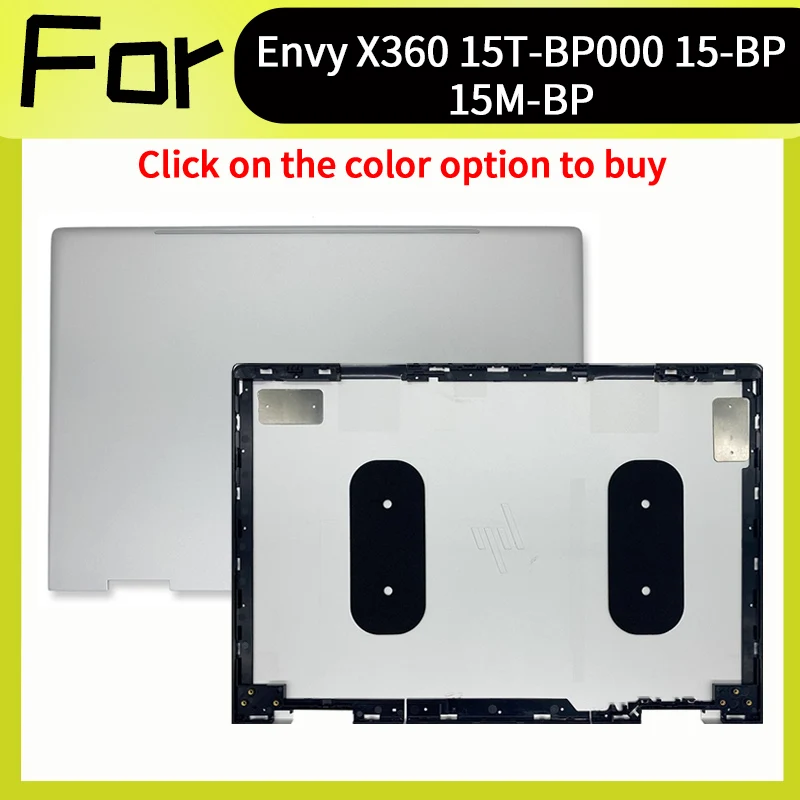 فضي جديد 4600BX0G000 924344-001 ل Envy X360 15T-BP000 15-BP 15M-BP LCD الغطاء الخلفي الغطاء الخلفي الغطاء العلوي غطاء #1