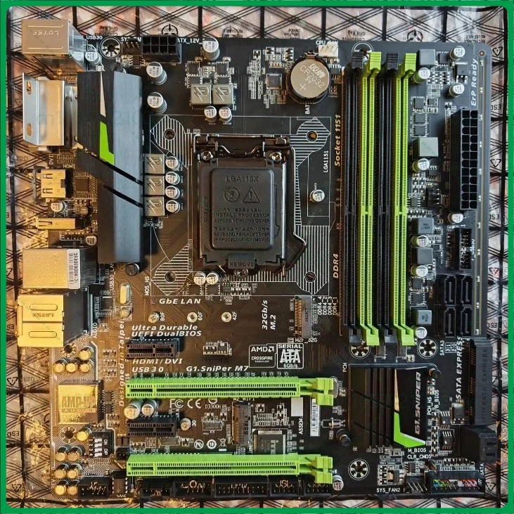 

Used For Gigabyte G1. Sniper M7 motherboard LGA1151 DDR4