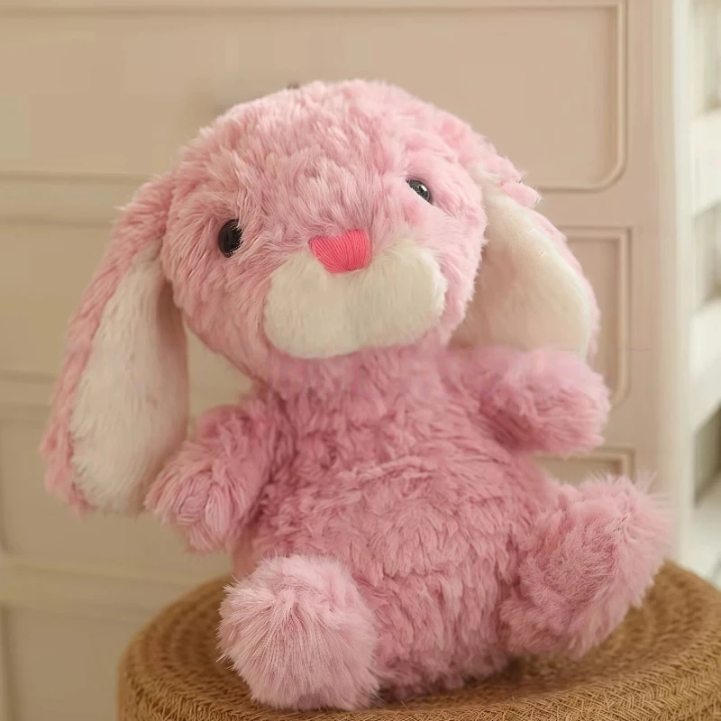 ตุ๊กตากระต่ายเยลลี่น่ารัก ขนาด 25 ซม. 35 ซม. ของเล่นตุ๊กตาสัตว์นุ่ม ของขวัญวันหยุดสำหรับเด็กผู้หญิง ผู้หญิง ของขวัญวันเกิด