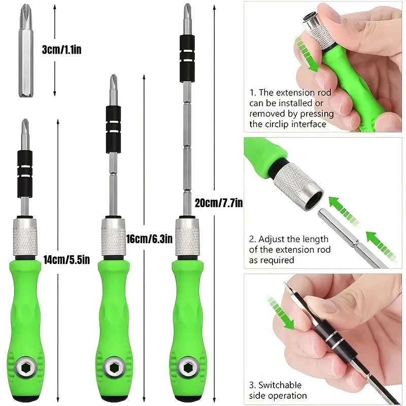 Set di cacciaviti di precisione 32 In 1, Kit di manutenzione per cacciaviti multifunzione, Kit di Mini punte magnetiche, supporto Mobile per Laptop del telefono