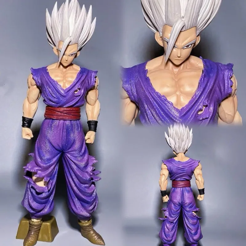 Stock 33cm Anime Dragon Ball Z Figure Super Saiyan Son Gohan Figure Model PVC Beast Model Desktop Decoration Doll Toy Kids Gifts