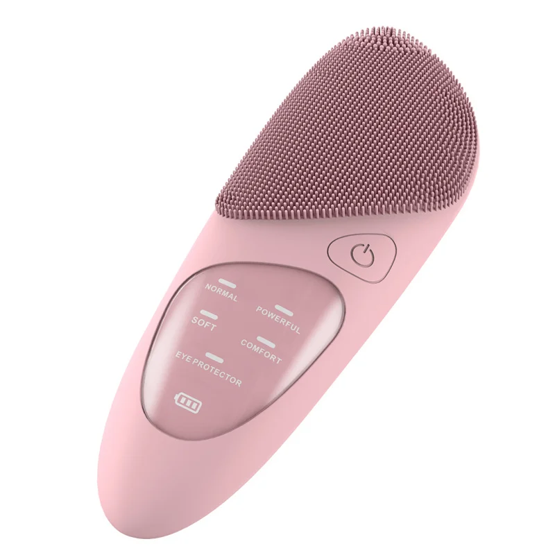 Skin Care Deep Cleaning Rechargeable Waterproof Silicone Electric Face Cleansing Brush