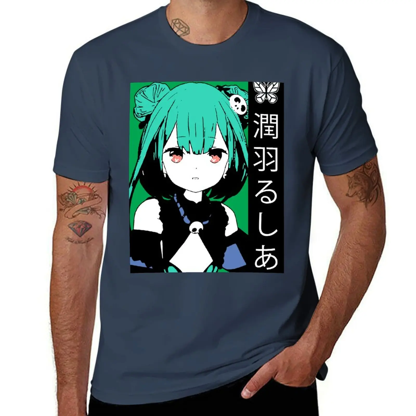 

Hololive Uruha Rushia T-Shirt Work Wear Lightweight Tee