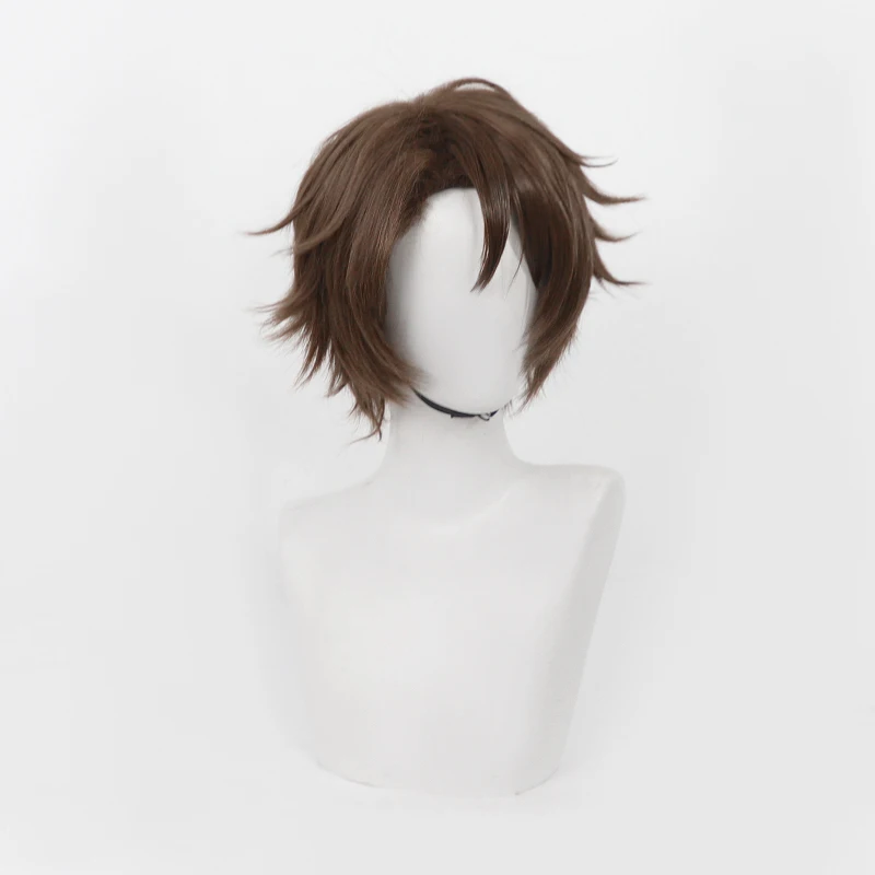 لعبة ليمبوس شركة هيثكليف شعر مستعار تأثيري أسود قصير مقاومة للحرارة الشعر الاصطناعية هالوين كرنفال الدعامة للنساء الرجال #5