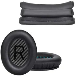 Replacement Ear pads Cushion Earmuffs Earpads Headband For Bose Quietcomfort 35, QC35 ii, QC15, QC25, QC35, Headphones Cushion