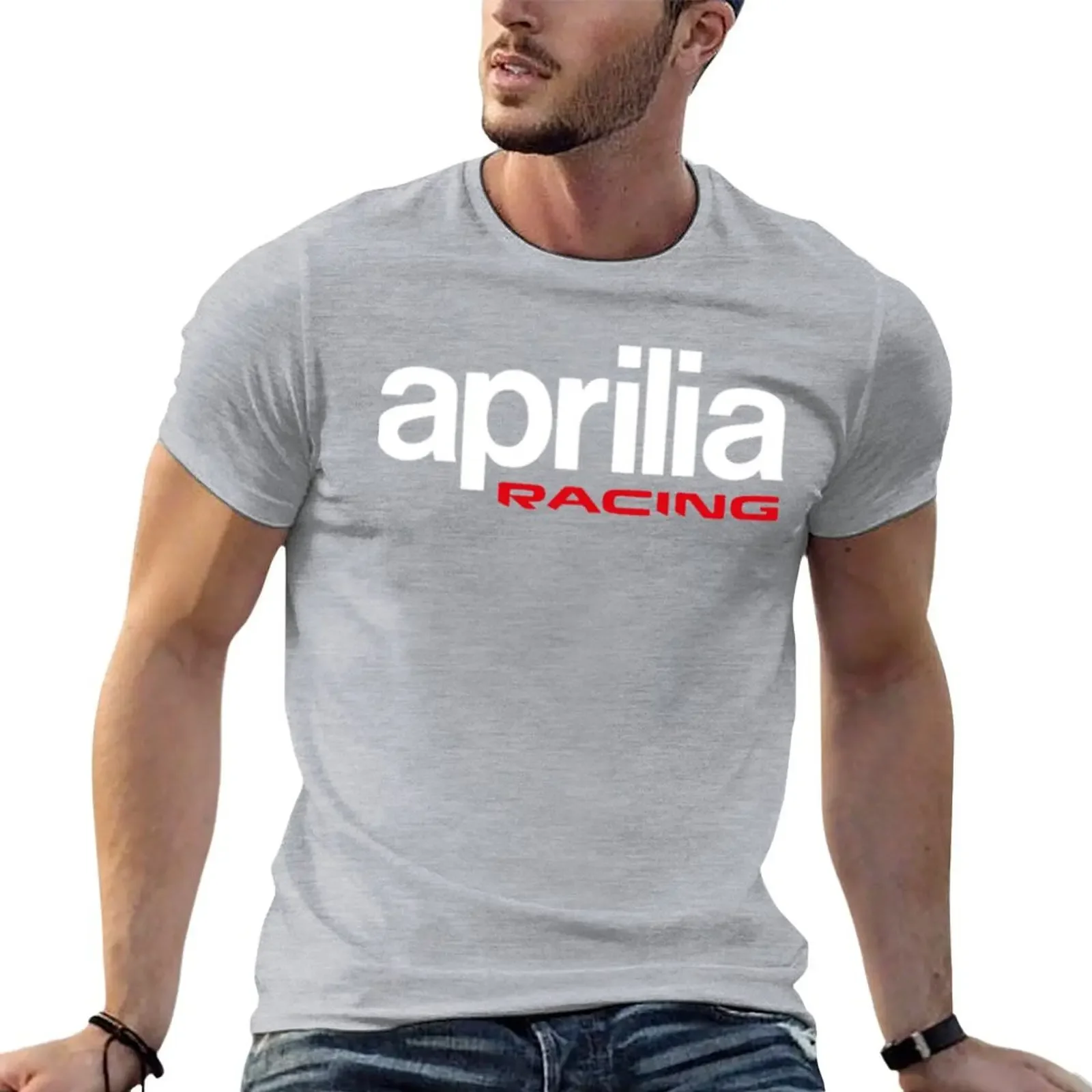 tops oversized sweat shirts, men Aprilia Racing Merchandise T-shirt oversized t shirt  graphic t shirts  men clothing harajuku