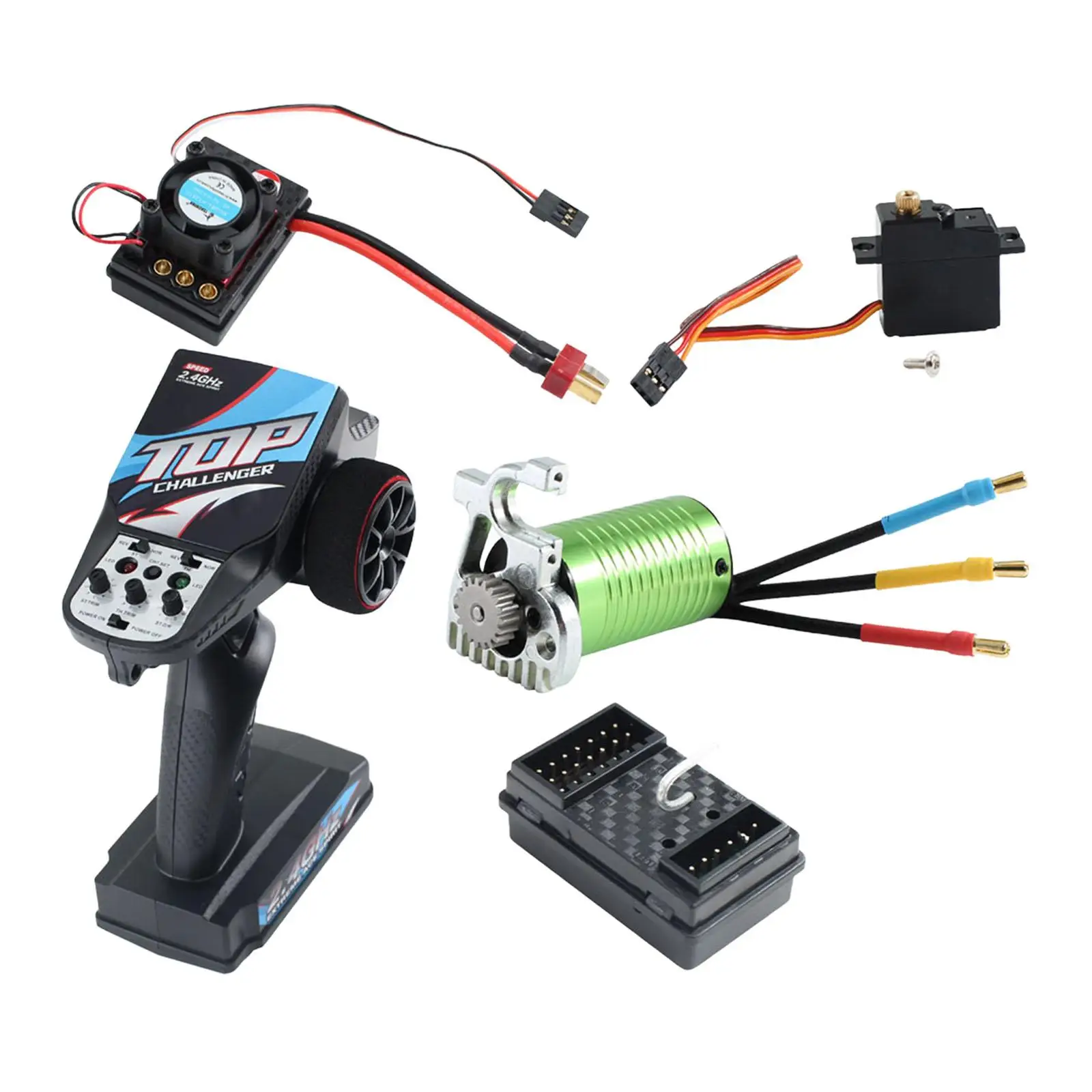 1/14 RC ESC Remote Control Easy to Install Upgrade Accessories Electronic Speed Controller for 124018 124019 144001 Q146 Crawler