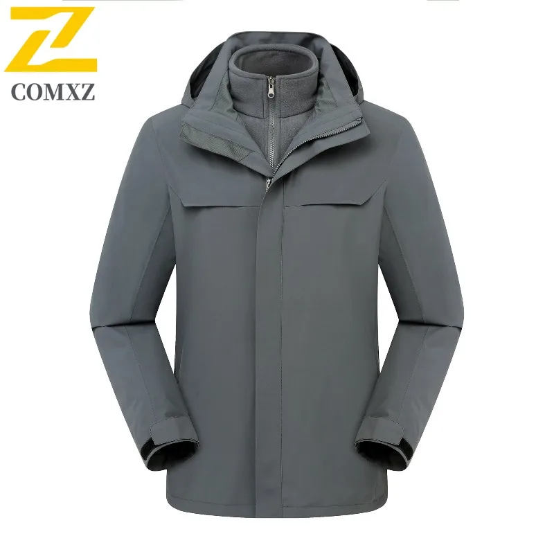 

COMXZ Mens Jacket 2025 Thickened Outdoor Adventure Windproof Warm Coat Street Style Comfortable Winter Motorcycle Jackets