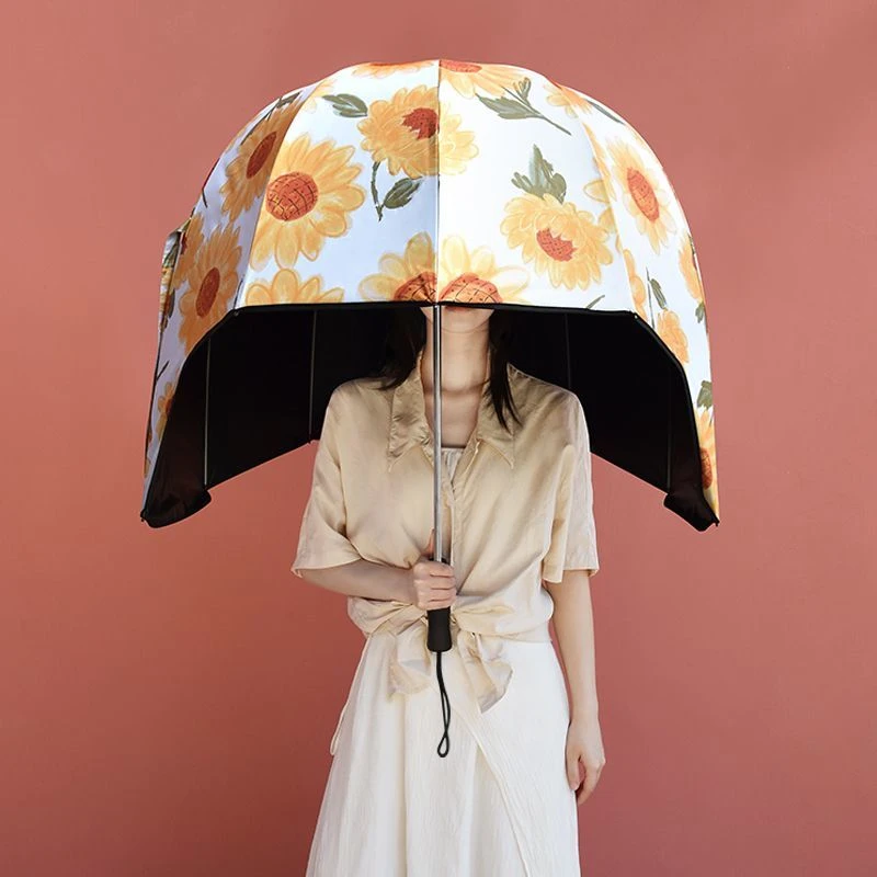 

Helmet Adult 2025 new rainstorm protection, thickened parasol Sun umbrella