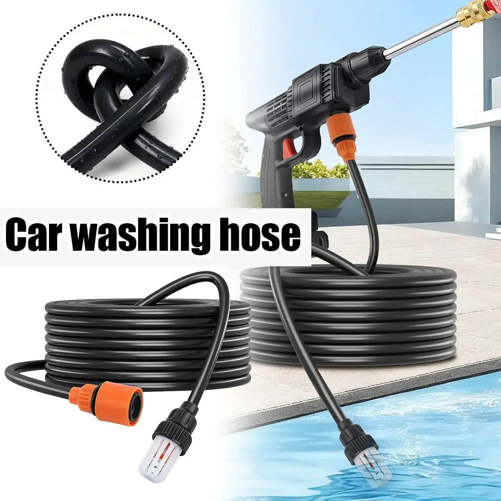 Universal Car Wash Hose with Filter for Wireless Lithium Pressure Water Gun Antifreeze Self Priming Pipe Cleaning Machine Part view 5
