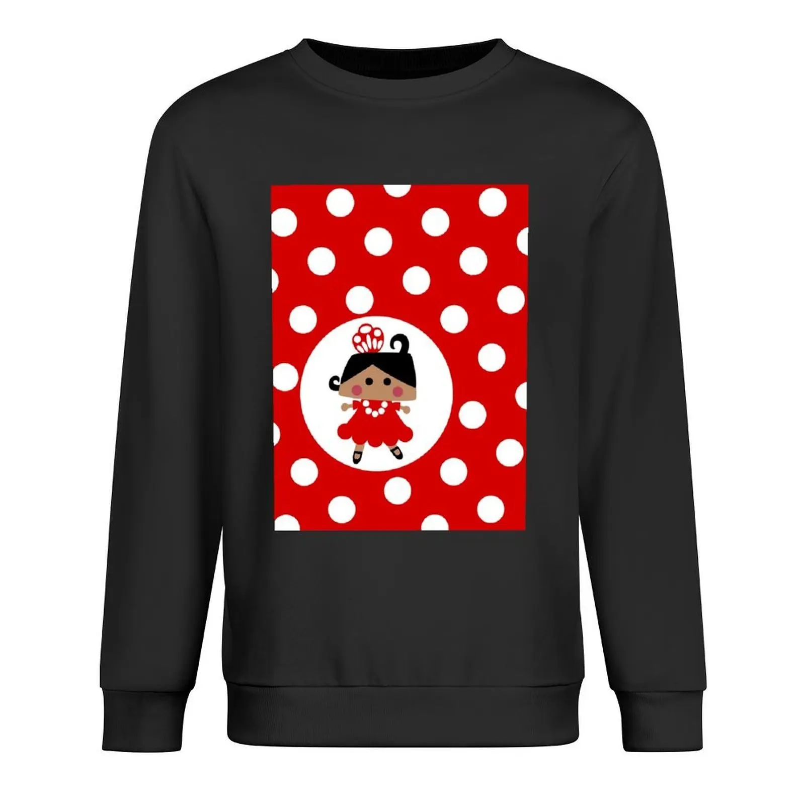 

Flamenco Polka Dot Pullover clothes for men aesthetic clothing men's coat korean autumn clothes hooded sweatshirt
