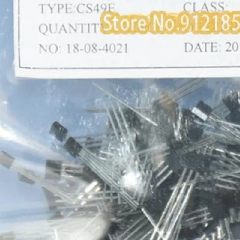 20 pçs/lote CS49E linear Hall sensor interruptor Hall elemento DIP TO-92 veículo elétrico motor turn handle