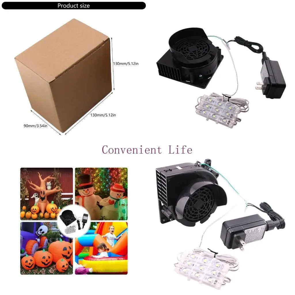 

L1EE Replacement Air Blower for Christmas Inflatables Adapter Replace Outdoor Holiday Yard Inflatables Decorations Fan Blower