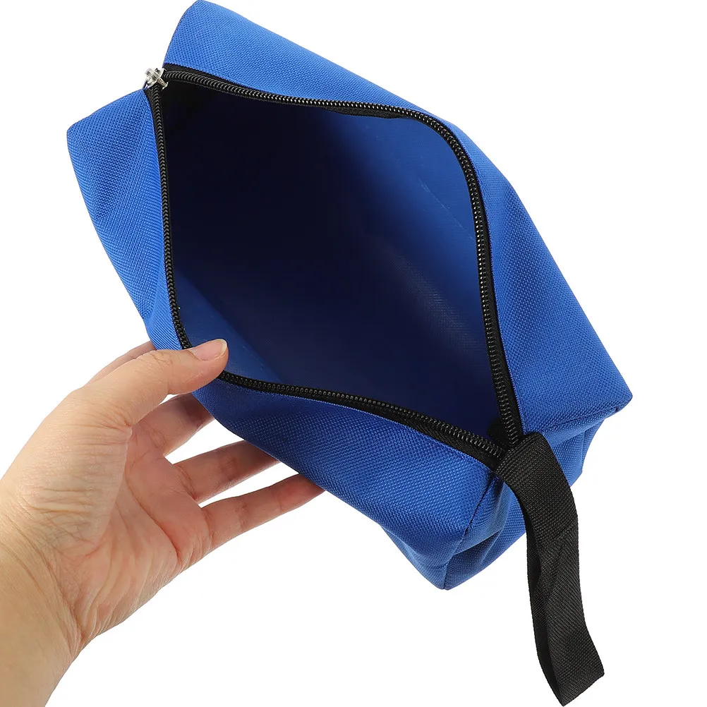 4Pcs Sturdy Tool Bag Pouch Oxford Material Zippered Storage for Tools Organizer Portable Carry Case for Garage Car Truck Home