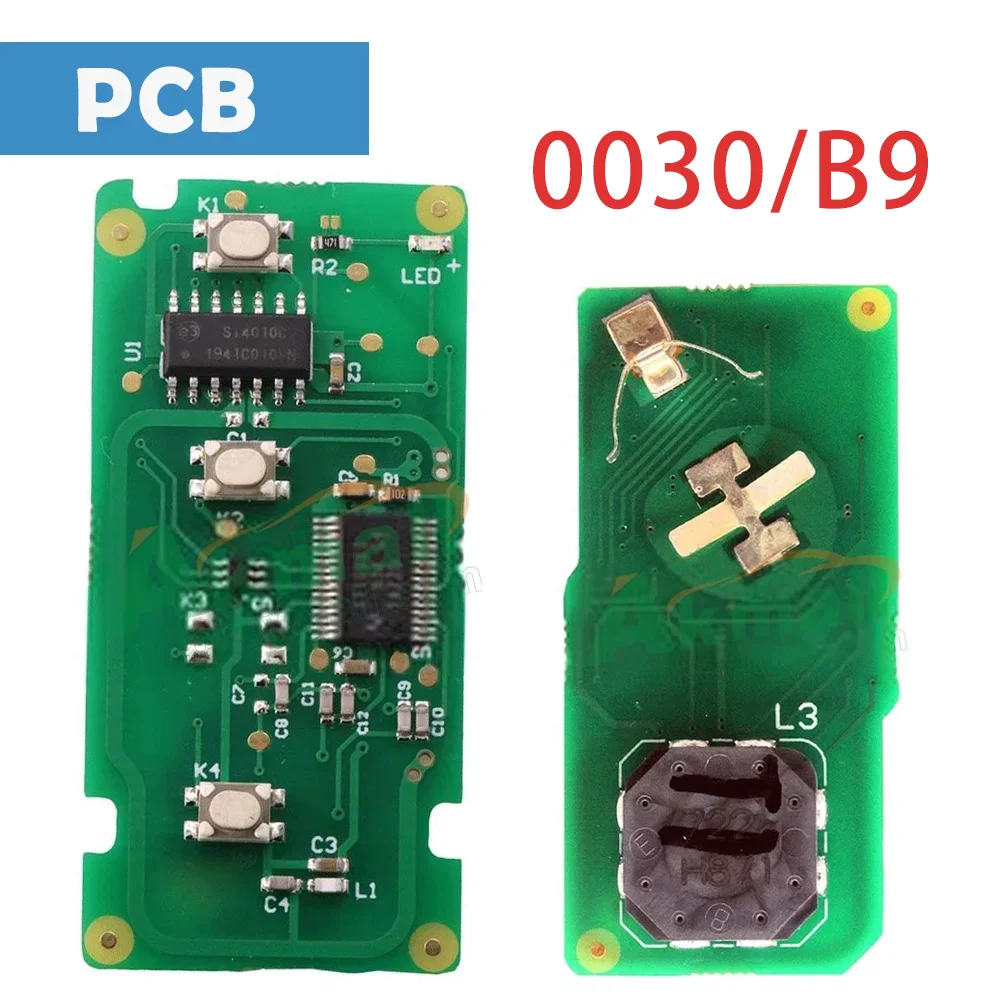 

Board#: 0030 ASK 315MHz Auto Remote Circuit Board 3 Buttons B9 Chip Car PCB Panels For Toyota Crown