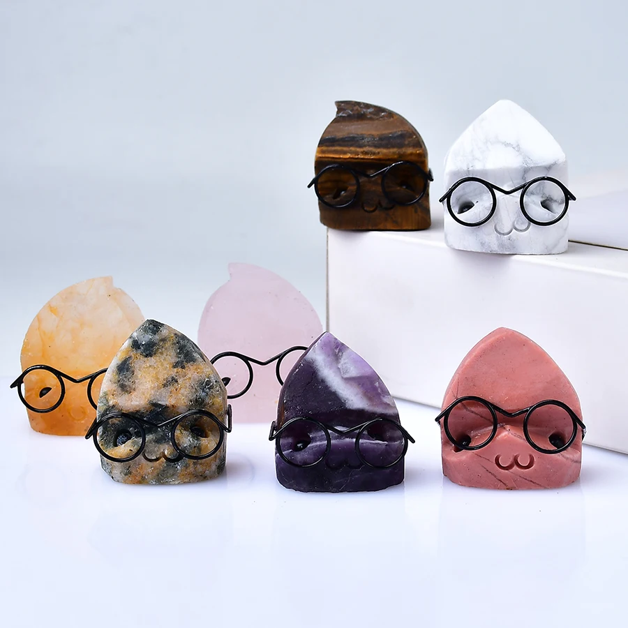 1PC Natural Crystal Cute HedgehogClip Statue Raw Crystal Amazonite Stone Healing Gemstone Crafts Enhance Home Decor DIY Gifts