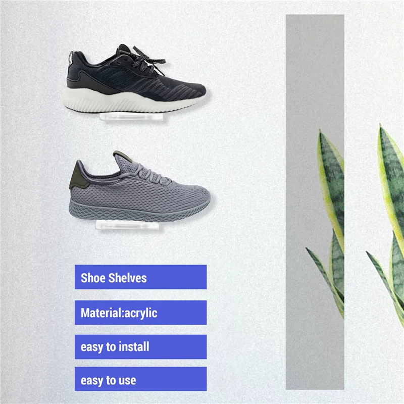 ABWR-Плавающая витрина для обуви, полки, настенное крепление, левитирующая подставка для обуви для коллекции кроссовок или коробки для обуви