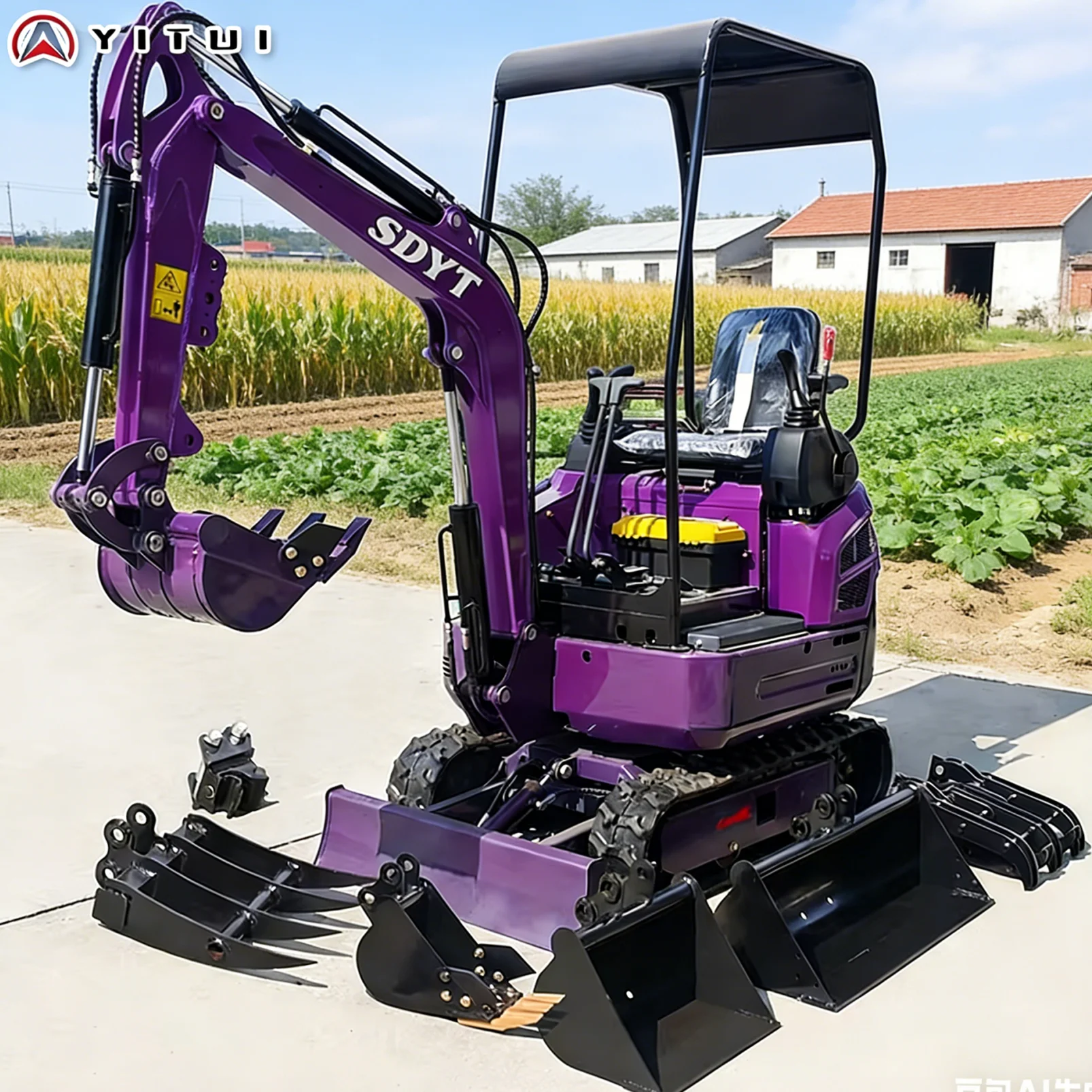 

Customized Mini Excavator 1.5 Tons With A Variety Of Accessories And Easy To Operate Kubota Engine Multi Models Mini Excavator