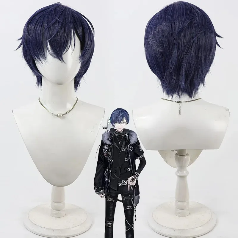 2025 aaa Nijisanji EN Cosplay Wig Niji Virtual Youtuber Ryuwolf Heat-resistant Synthetic Hair