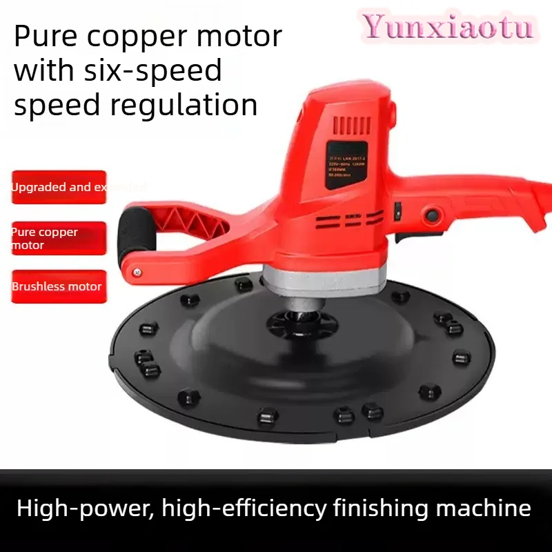 Handheld Electric Concrete Cement Mortar Grinder Polisher Trowel Wall Floor Putty Powder Sander Smoothing Machine