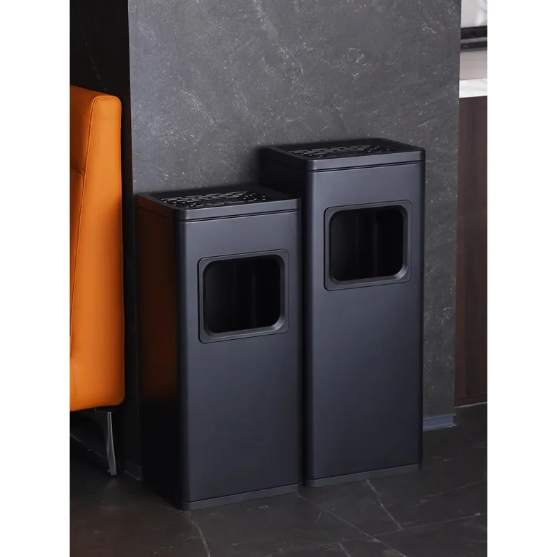 

small-sized apartments, furniture elevator entrance Hotel dedicated lobby corridor Aisle Smoking area Smoke extinguishing ash