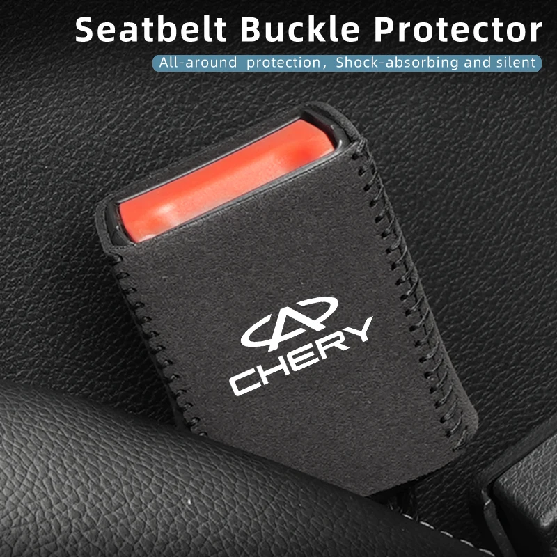 Car Safety Buckle Plug Base Anti-scratch Protective Cover For Chery Tiggo 5 2 3 7 8 PRO 5X 3X QQ Fulwin Face Arrizo A1 A3 A5 T11