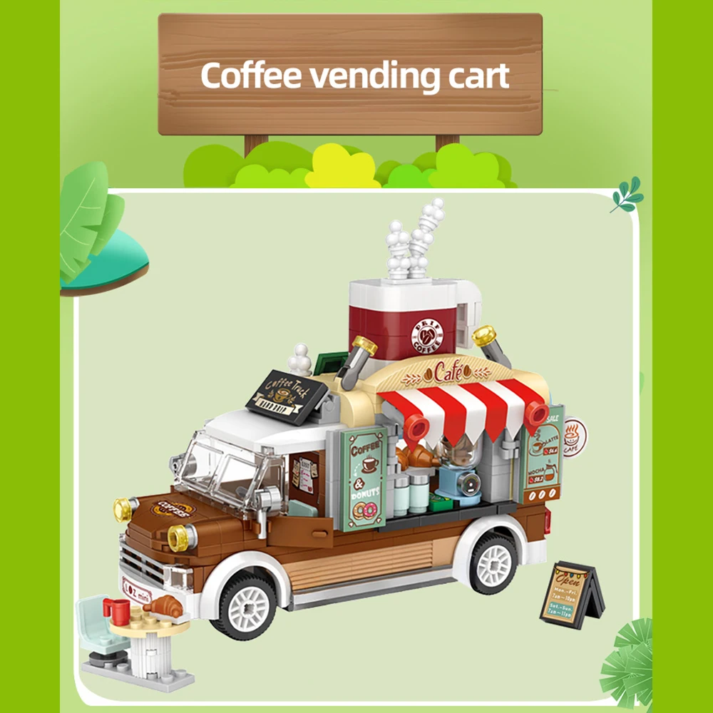 Creatieve Street View City View Model bouwstenen Bouwspeelgoed Mini home Decor Ornamenten Kindervakantie Kerstcadeaus