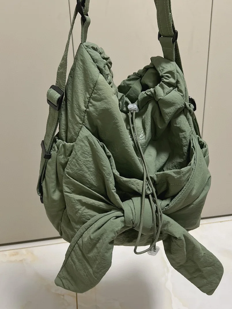 

Cloud Knot Versatile Single oulder Double oulder Bag Casual Simple Sle ex Square ape Handbag for Daily Use