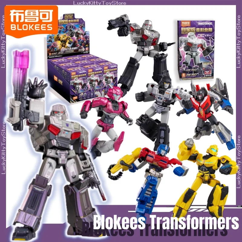 

Blokees Transformers Soundwave Optimus Oscillation Wave 7th Edition Blind Box Assembly Model Kit Action Figure Collectible Toy