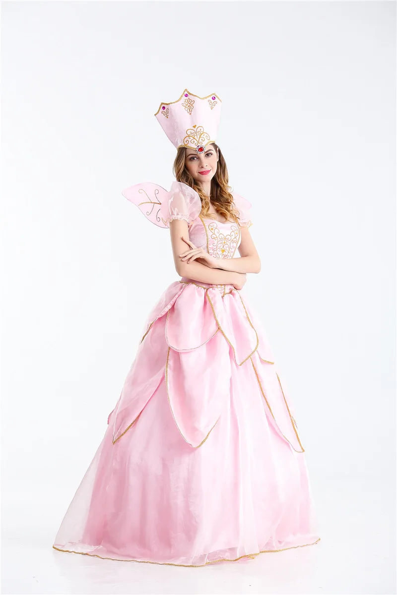 Halloween Women's Wizard Of Oz Fairy Godmother Cosplay Costume Purim Carnival Masquerade Party Queen Princess Costumes For Women