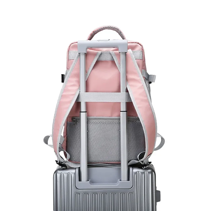 2024 Women Travel Backpack Water Repellent Anti-Theft Stylish Casual Daypack Bag With Luggage Strap USB Charging Port Backpack