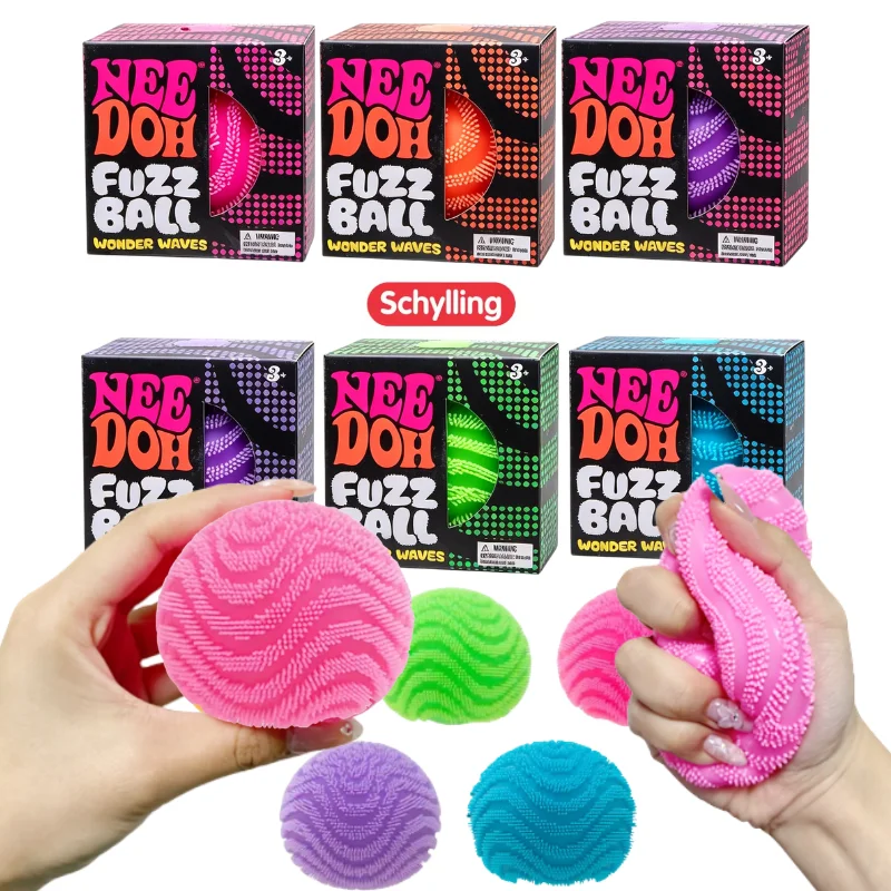 Schylling Fuzz Ball Series Desktop Ornament Stress Relief Toys Suitable For People Under Pressure Fun Soft Stress Ball