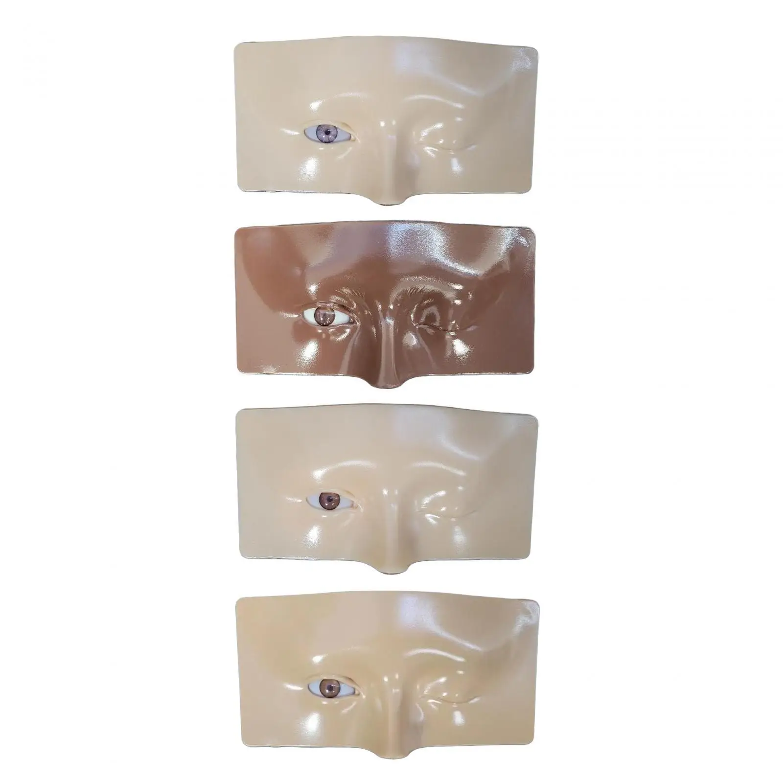 Viso per la pratica del trucco degli occhi 16,6x8,3 cm per truccatori di formazione per il trucco