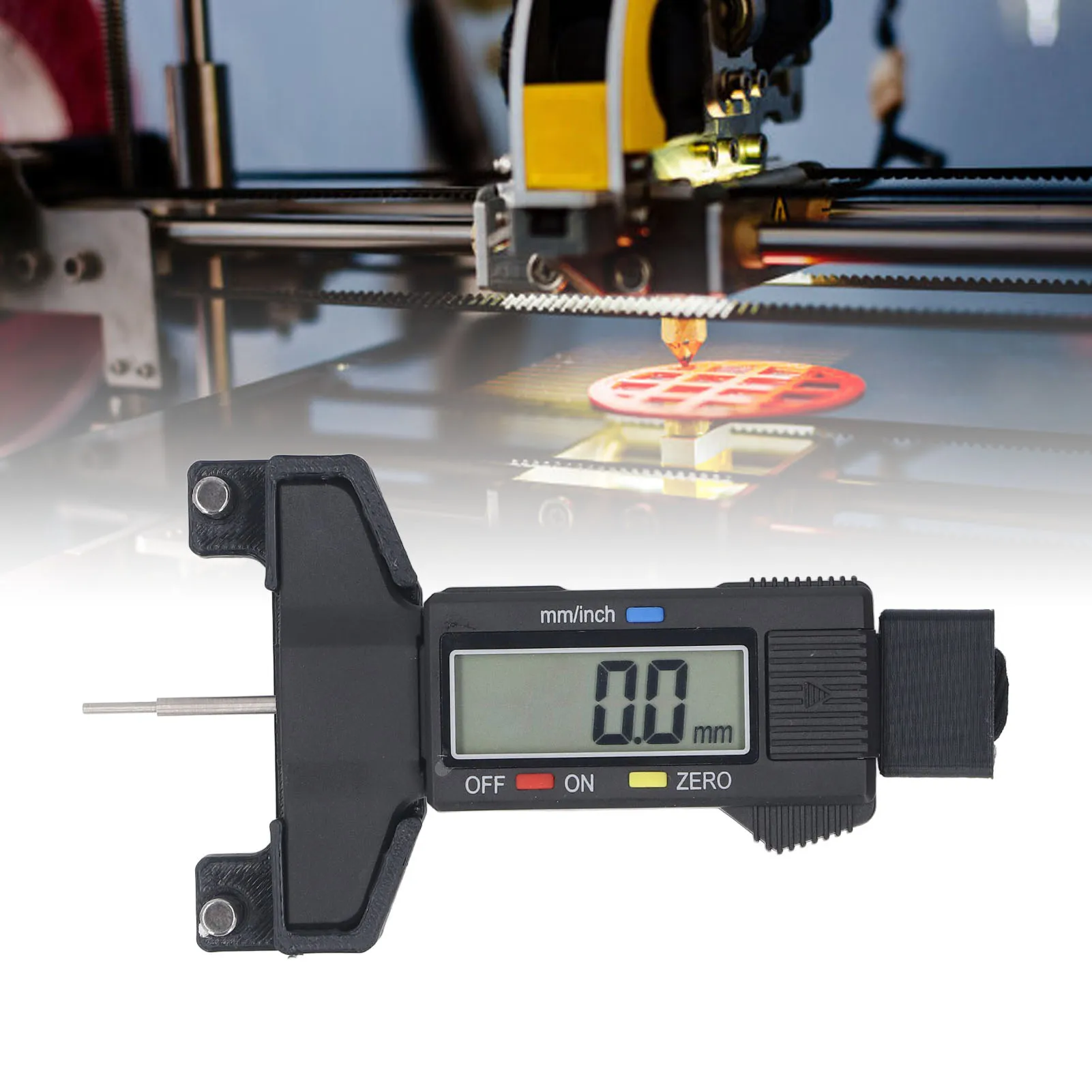 2GT Timing Belt Tension Gauge Synchronous Belt Tension Tester for X1 P1P 3D Printer 0‑25.4mm Synchronous Belt Tension Gauge