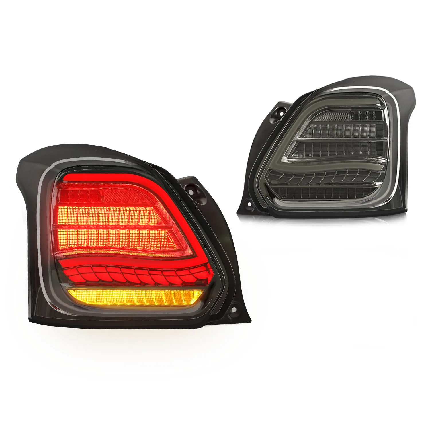 Archaic Car Lighting Assembly for Swifts LED Back Lamp Plug and Play for Suzuki Swift Taillights 2017-2020