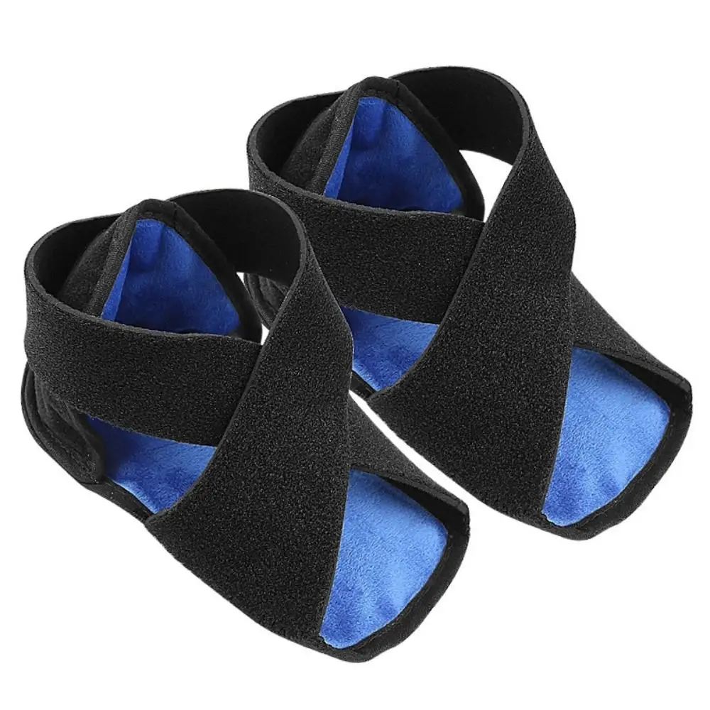 1pair Pain Relief Heel Ice Pack Wrap Gel Coverage Adjustable Foot Ice Pack Reusable Cold Therapy Wrap Foot Injury Recovery