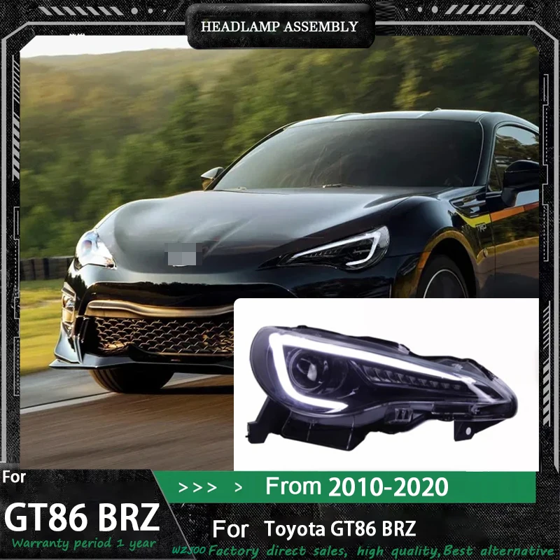 

Car Styling For Toyota GT86 Headlight 2012-2020 Car Accessories Upgrade LED Headlamp Signals Head Light High Quality Head Light