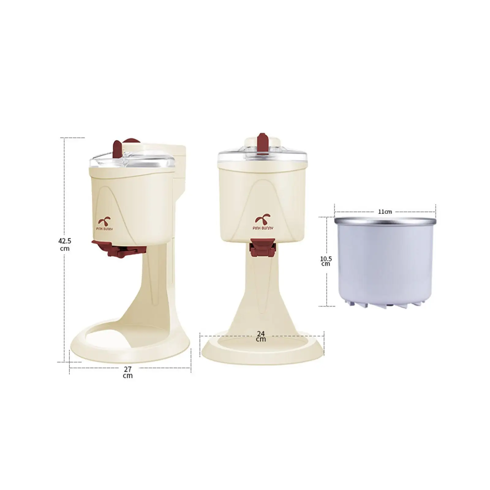 Appareil de fabrication de crème glacée, robuste, automatique, portable, petites zones, glace faite maison