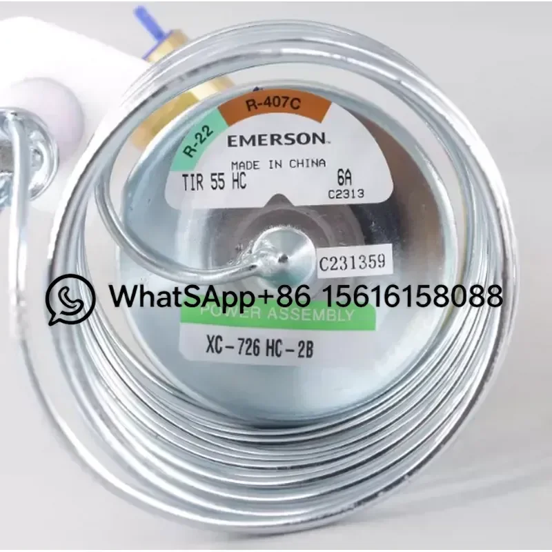 Emerson Expansion Valve Power Head XC-726HC-HW100-HZ-MC-SC-SZ-2B Temperature Sensing Package Replacement Part for