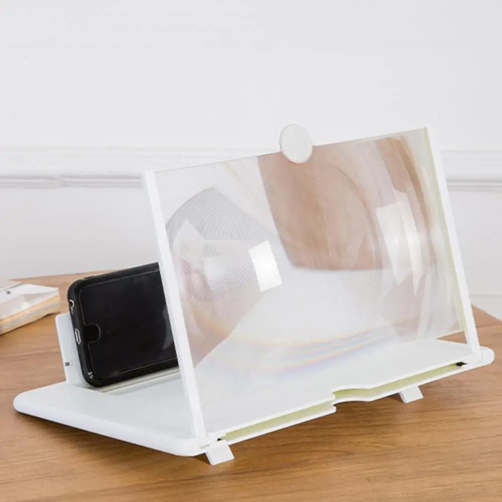 Indoor Phone Screen Amplifier 3d Screen Magnifier for Mobile Phones Foldable Design Gaming Screen Enhancer Protect Eyes