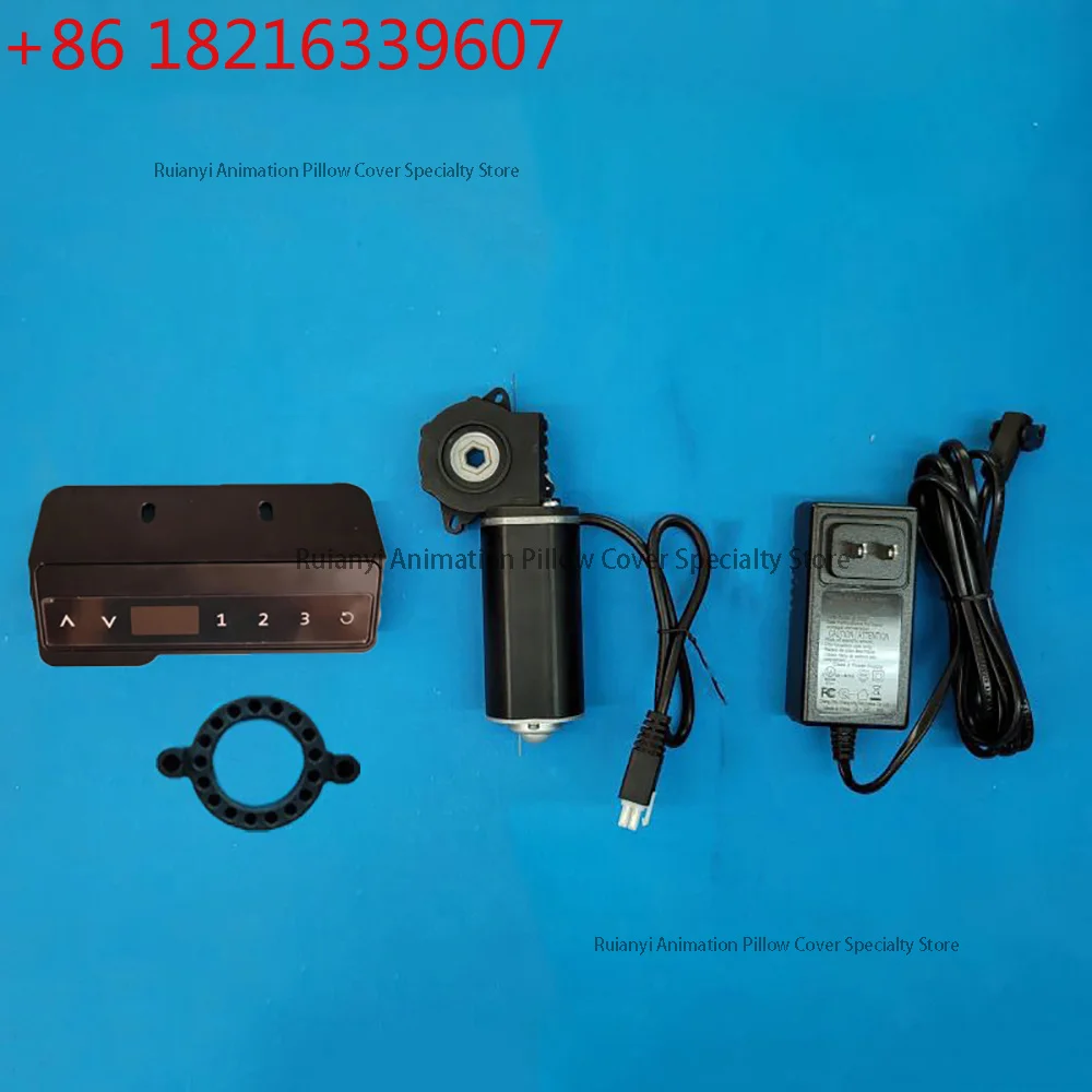 YAO 96A10 Manual Control Integrated 3-Piece Kit Lift Table Motor Set Lifting Desk Accessories 6MM/8MM Hexagon Hole 94RPM DC 24V