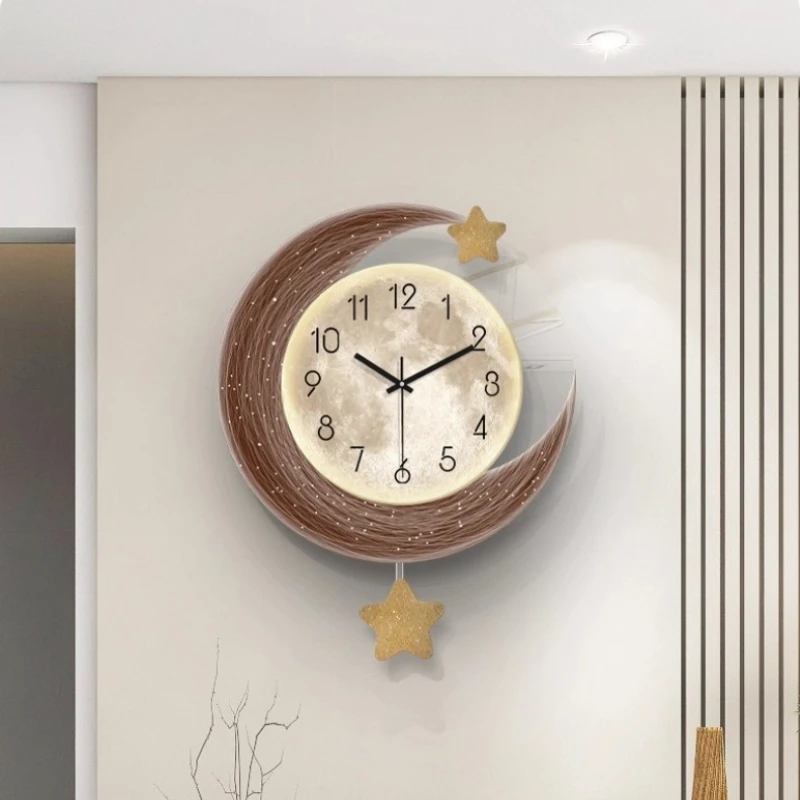 

Living Room Background Wall Decoration Wall Clock Fashion Restaurant Mute Clock Mural Watch Suitable For Wall Decoration Bell
