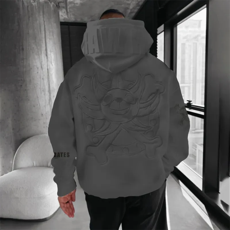 日本のアニメ「ワンピース」とのコラボで、毎日の通勤やスポーツに最適な、メンズ向けの純綿スウェットシャツ、ベストセラー商品25点。